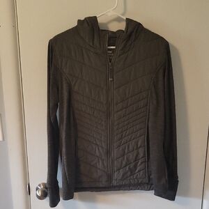 Maurices Quilted Hooded Jacket - Forest Green